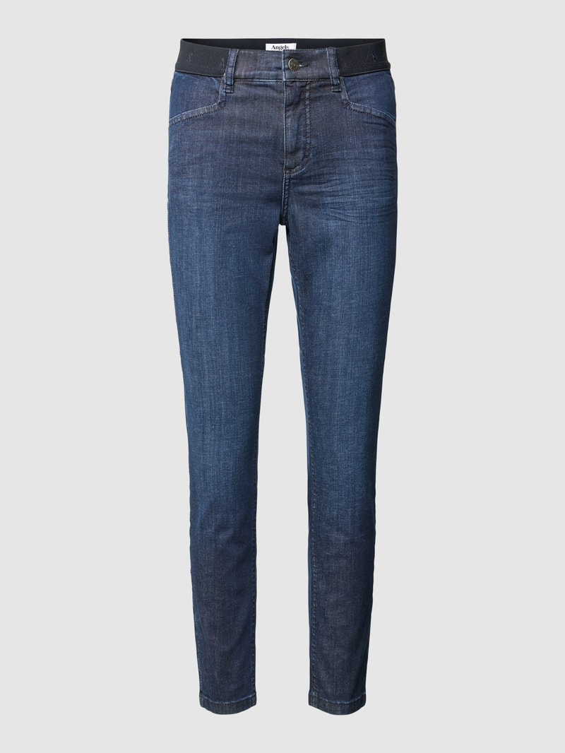 Jeans im 5-Pocket-Design Modell 'ORNELLA' in marineblau