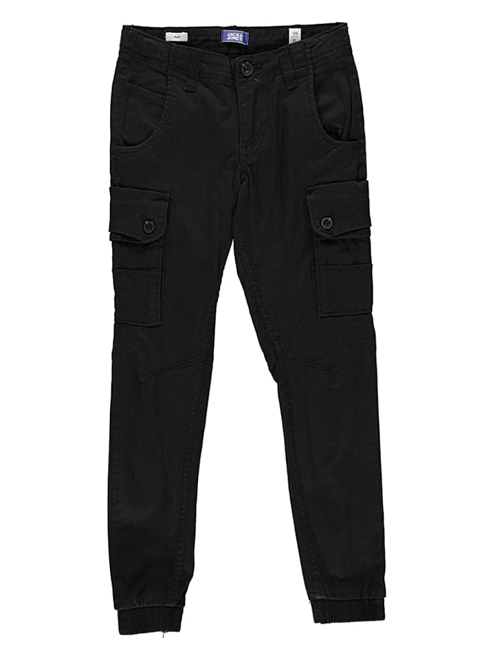 JACK & JONES Junior Cargohose in Schwarz günstig kaufen 164