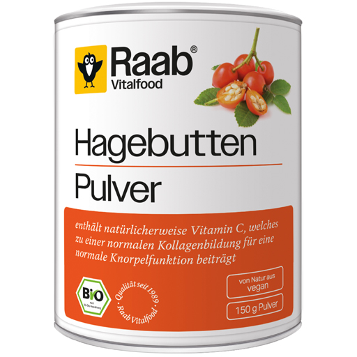 RAAB Vitalfood Hagebutte Bio Pulver  150 g  Pulver