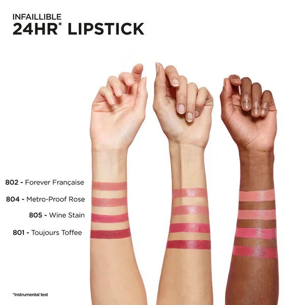L'Oréal Paris Infaillible 24H 801 Toujours Toffee Batom