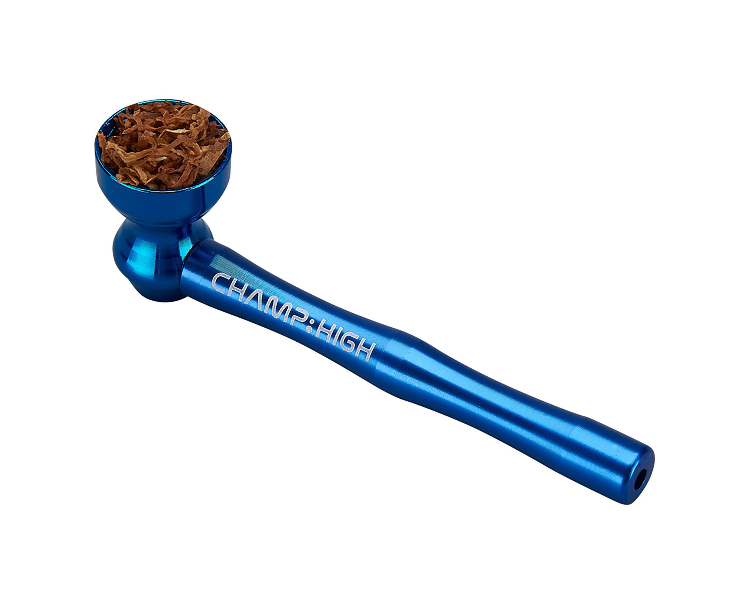 CHAMP HIGH Handpfeife MINI PFEIFE ALU 8,5cm lang + 5 Sieben CHAMP HIGH Tabakpfeife Tabak Pipe 83 (Kupfer)