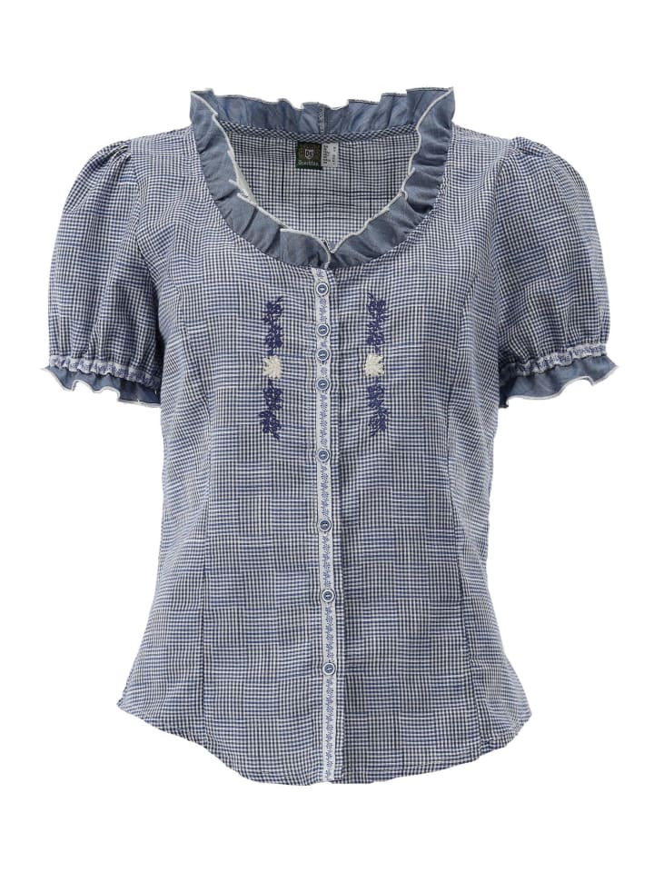 OS-Trachten Trachtenbluse Twede in jeans günstig kaufen