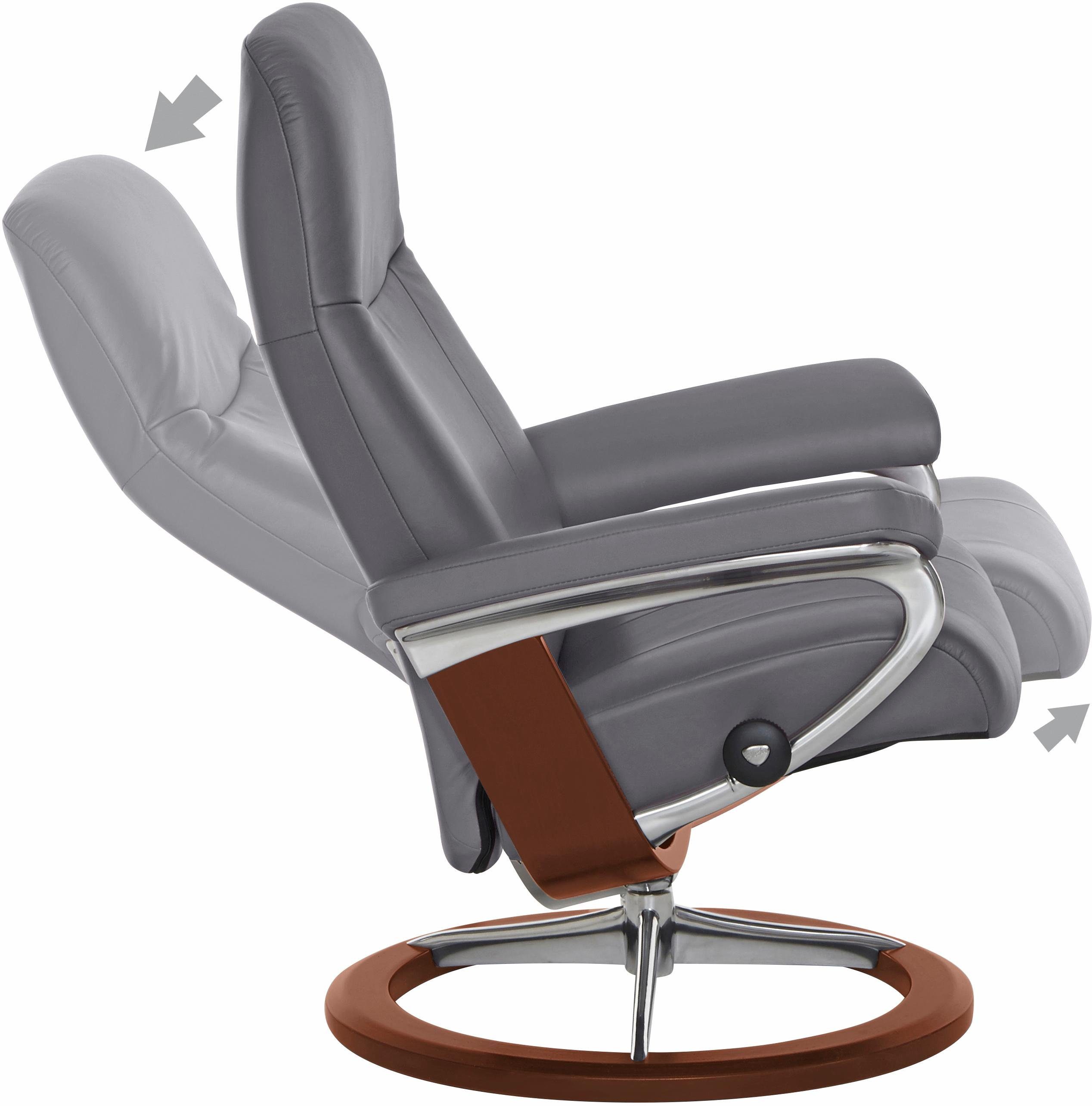 Stressless® Relaxsessel Garda (Set), mit Signature Base, Größe M, Gestell Braun