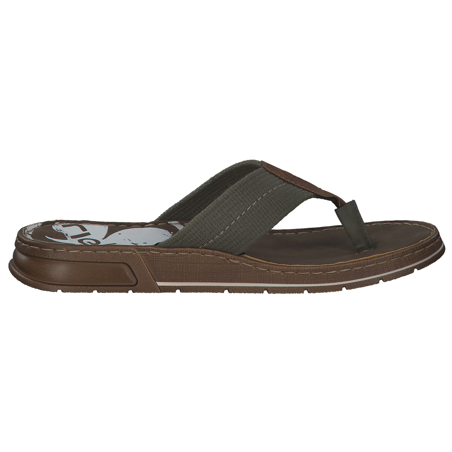 Rieker 21280, Zehentrenner, Herren, Olive