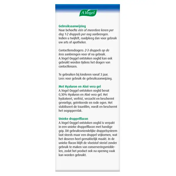 A.Vogel Inflamed Eyelid Eye Gel 10ml - medical device