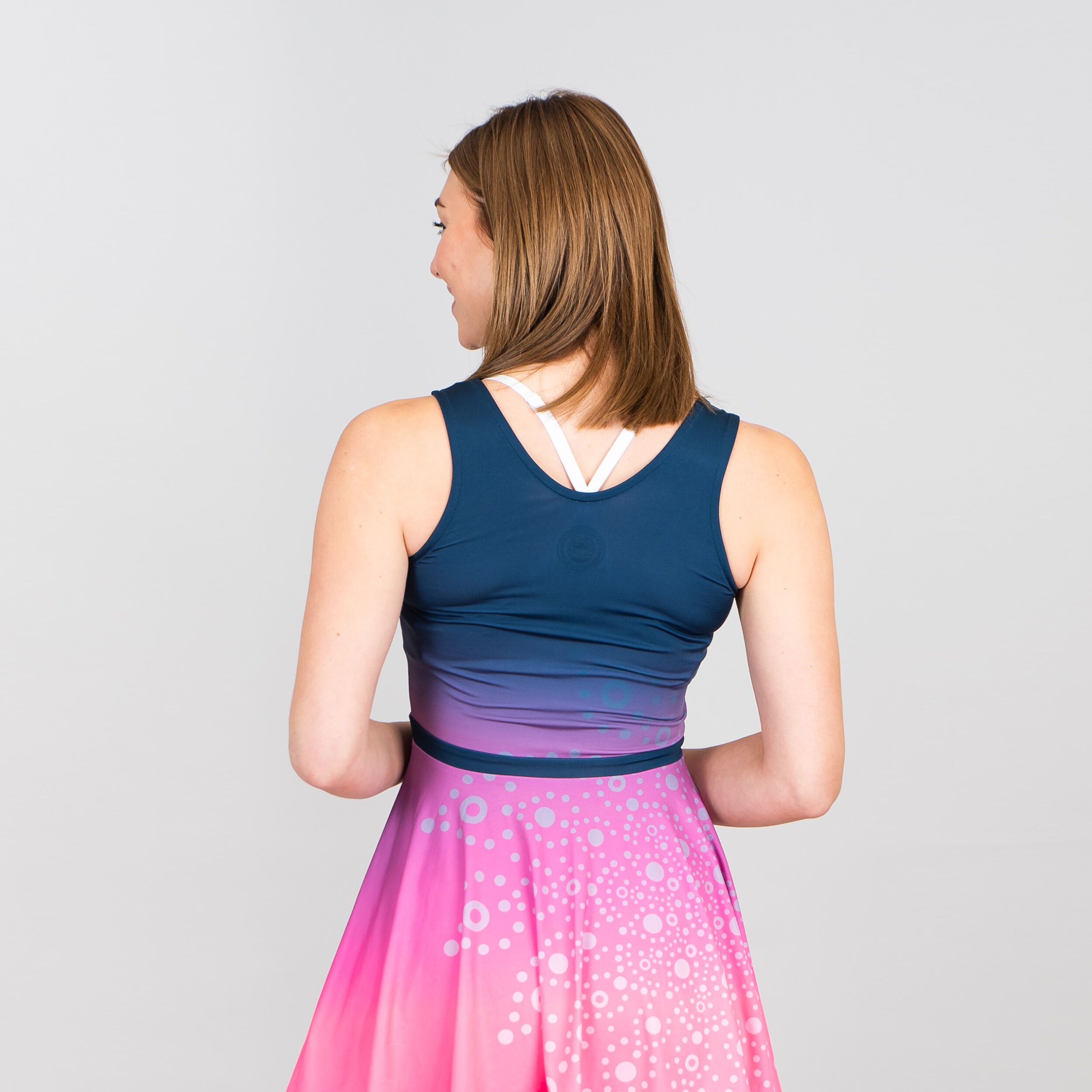 Colortwist 2in1 Kleid Damen - Pink, Dunkelblau