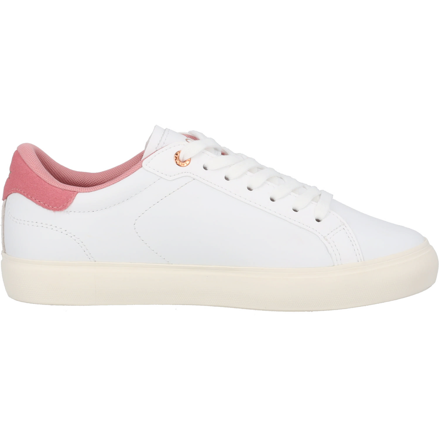 Lacoste Powercourt 47SFA0081, Schnürschuhe, Damen, weiß / light pink