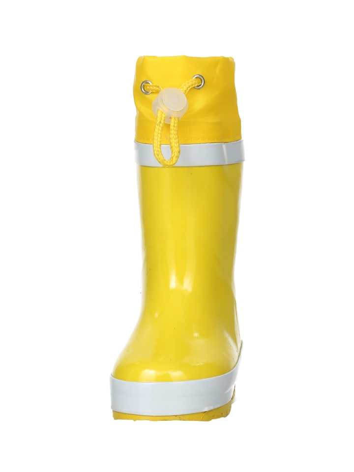 Playshoes Gummistiefel Basic gefüttert in Gelb günstig kaufen