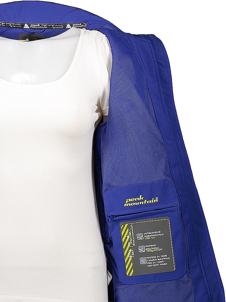 Peak Mountain Softshelljacke in Blau günstig kaufen 36