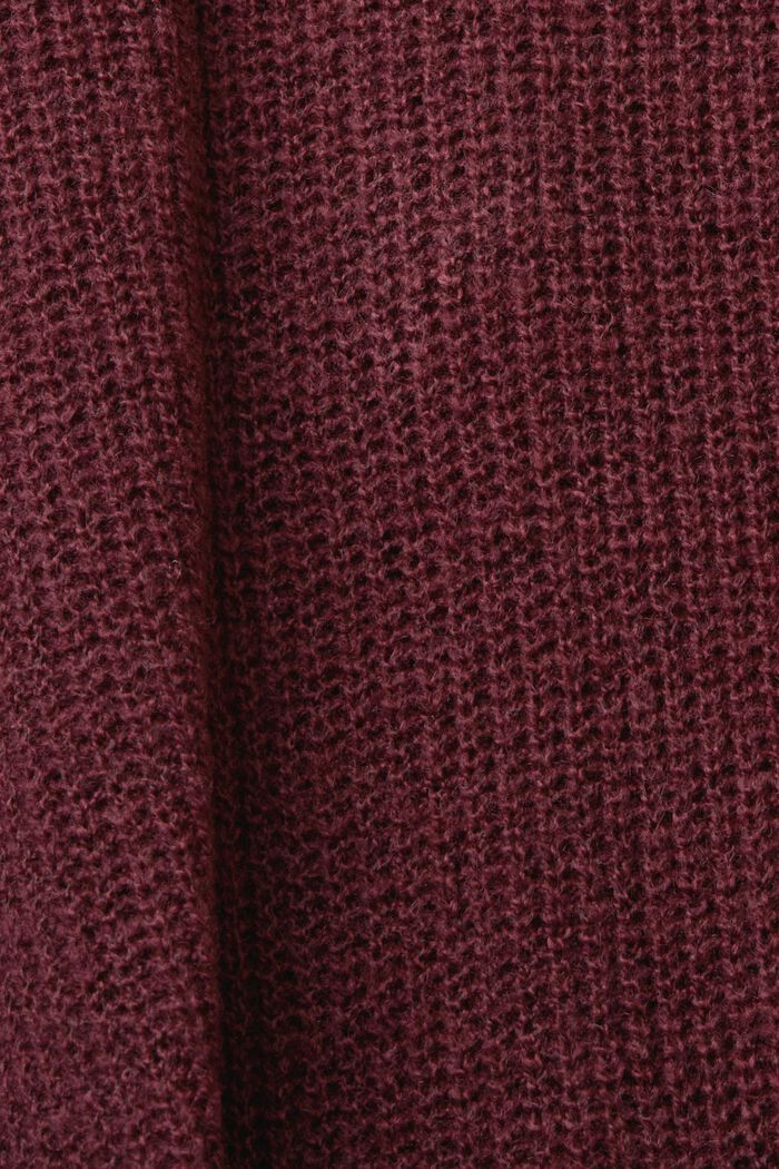 Pullover mit V-Ausschnitt, Wollmix
