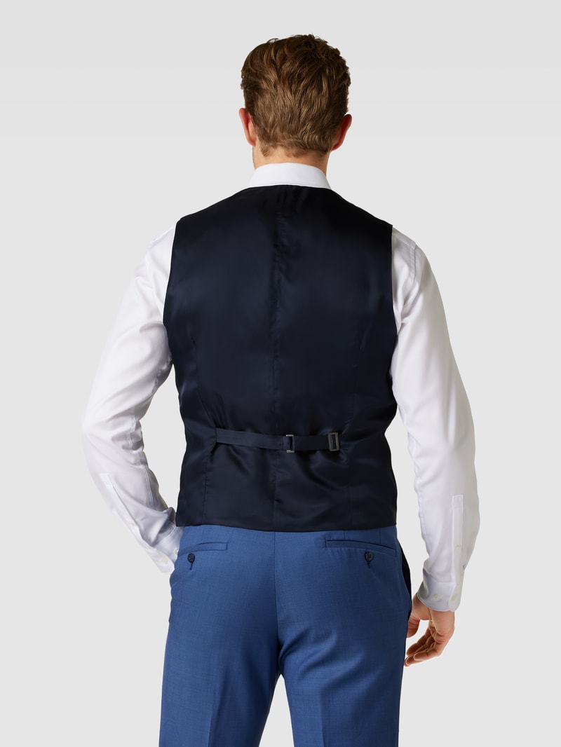 Weste mit Allover-Muster in blau