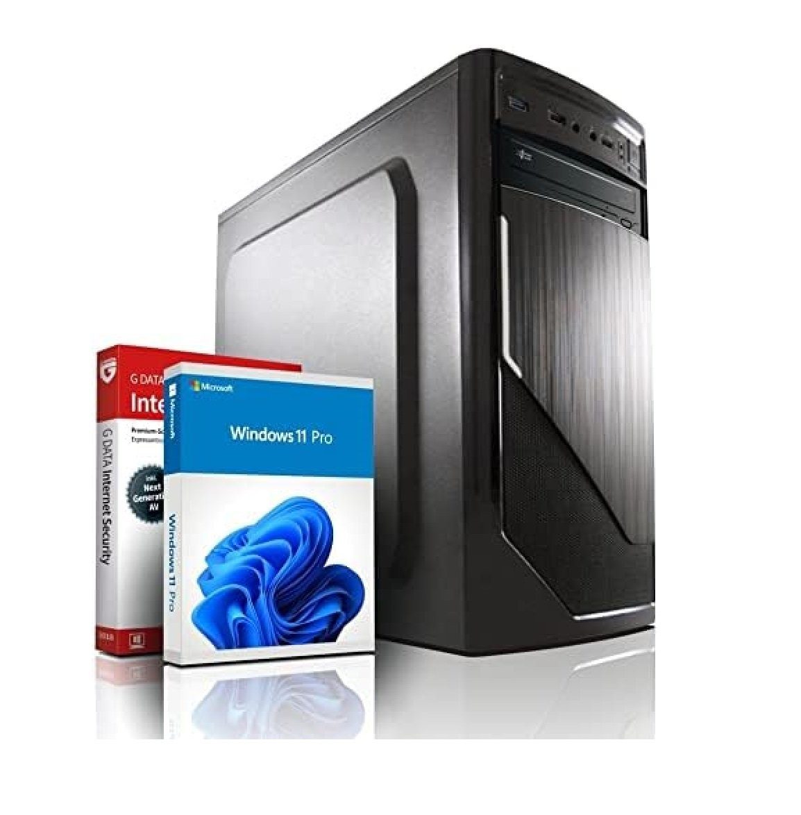 Shinobee i5 Business Windows Computer Office Home Office Pc Business-PC (Intel Core i5 3330, UHD Graphics, 8 GB RAM, 256 GB SSD, Luftkühlung, 2 Monitor Anschlüsse,Multimedia Workstation,Business,Intel)