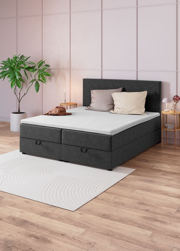 HOLDA STORAGE GC25 złoty Łóżko kontynentalne 150x200 HOLDA STORAGE GC25 szary-40