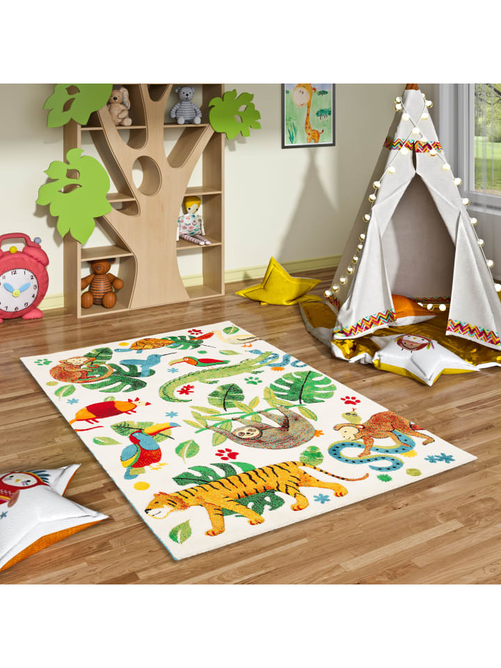 Pergamon Kinder Teppich Maui Kids Urwald in Bunt günstig kaufen