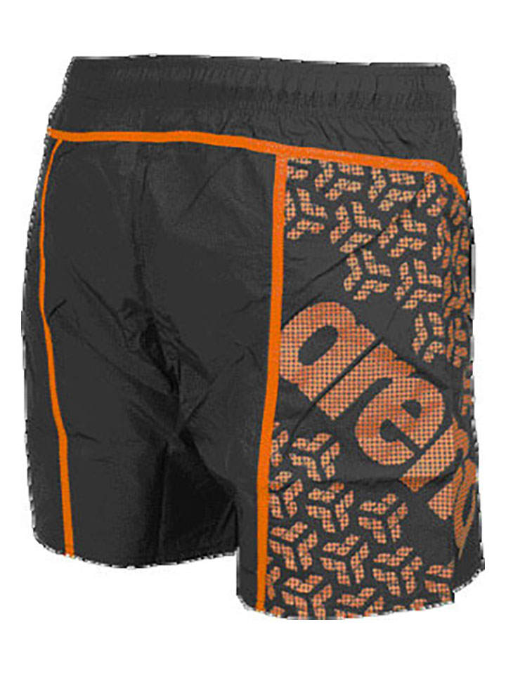 Arena Badeshorts in Anthrazit/ Orange günstig kaufen