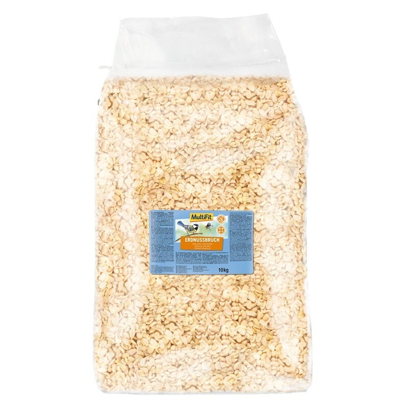 MultiFit Wildvogelfutter MultiFit Erdnussbruch 10 kg