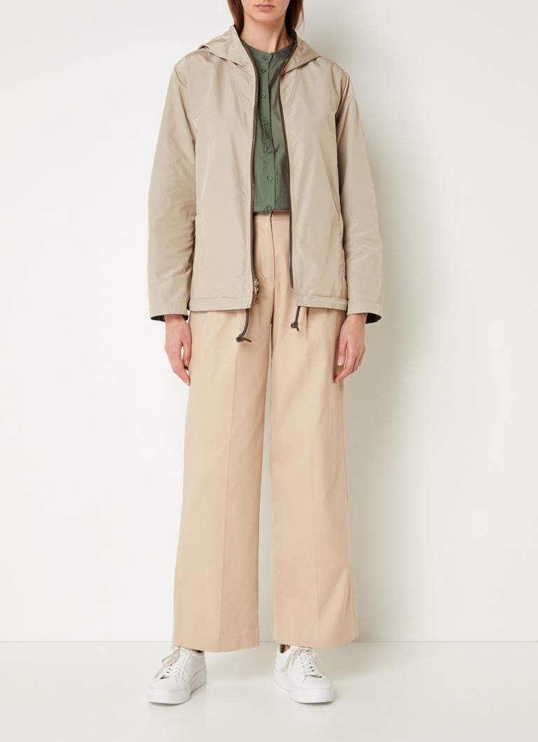 Impermeable reversible con capucha y bolsillos laterales de Gerard Darel Sarra.