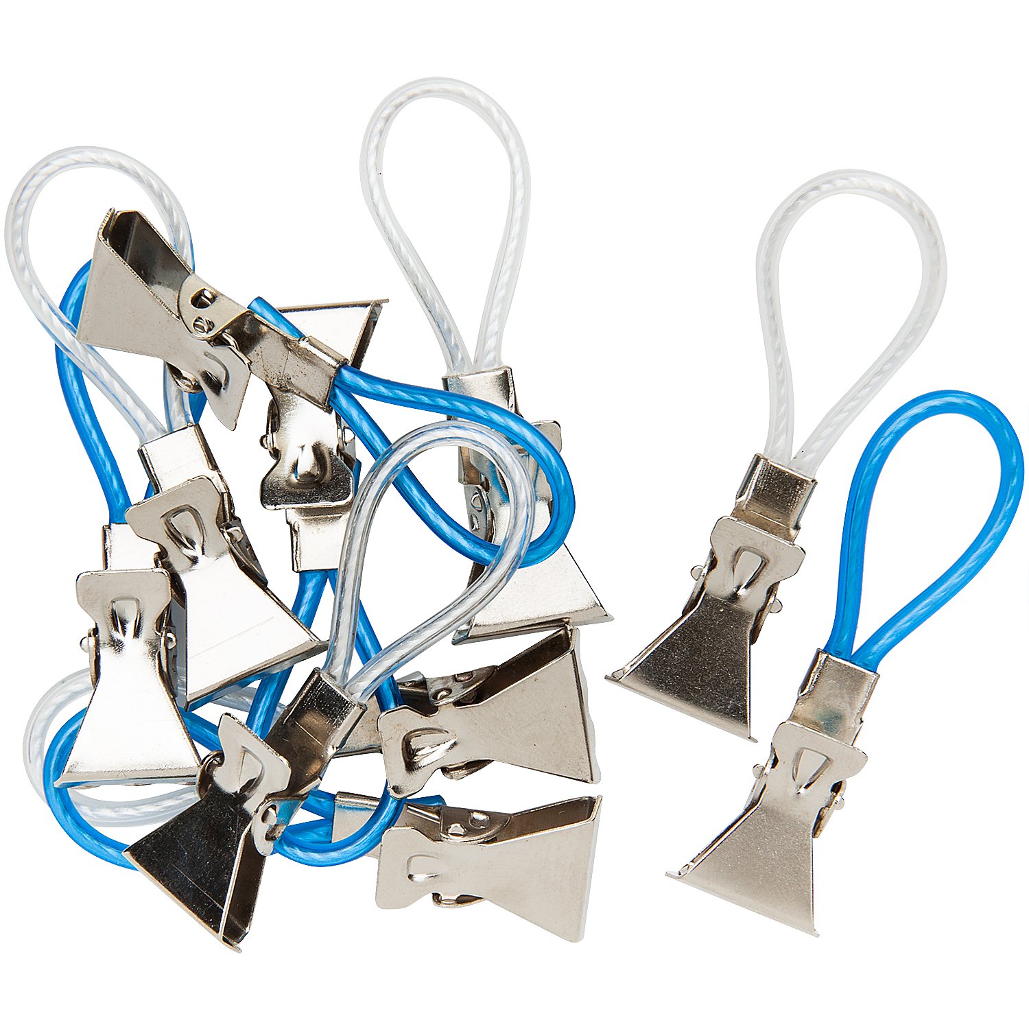 buttinette Aufhänge-Clips, Größe: 5 x 1,5 cm, 10 Stück