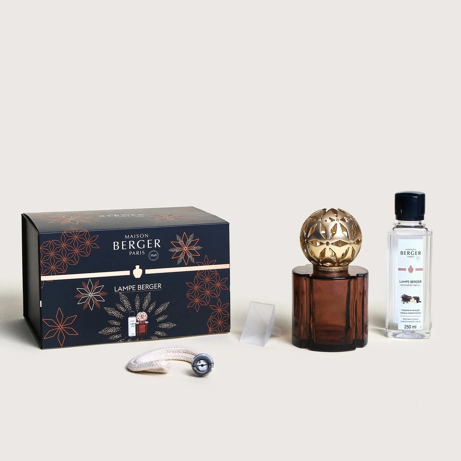 Lampe Cofanetto Pomelis Chocolat - Lamp Box, Catalytic Lamp, Catalytic Lamp Perfume
