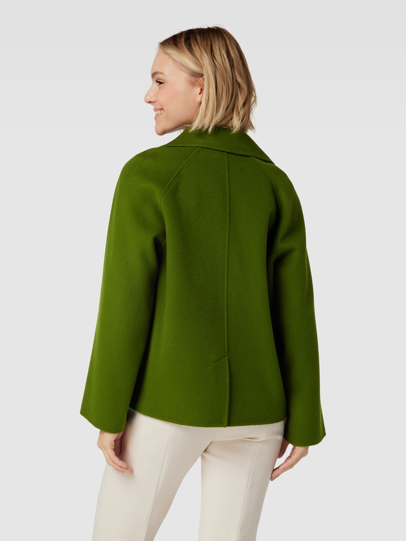 Jacke mit Reverskragen Modell 'MINOSSE' in lindgrün