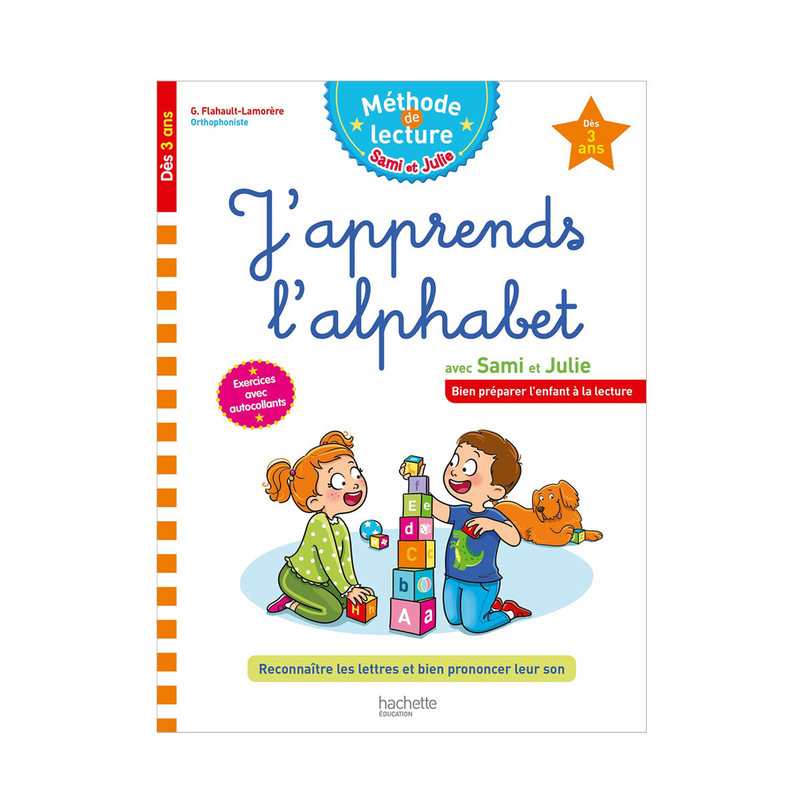 Livre Sami et Julie J'apprends l'alphabet Dès 3 ans - Hachette Education