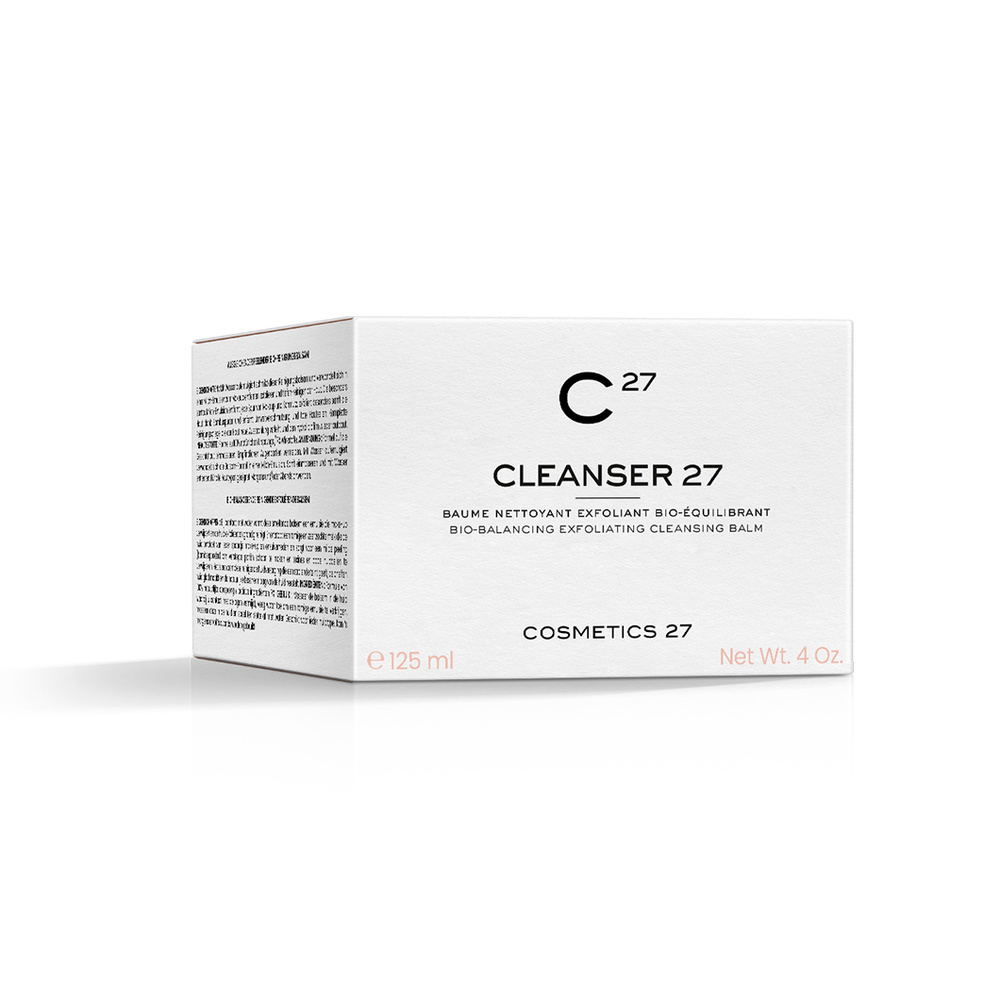 cosmetics 27 Cleanser 27 Nettoyant, démaquillant et exfoliant doux
