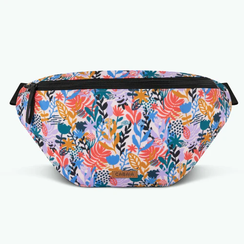 Large silver Rennes fanny pack