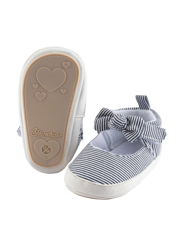 Sterntaler Baby Sandale Streifen in weiß günstig kaufen