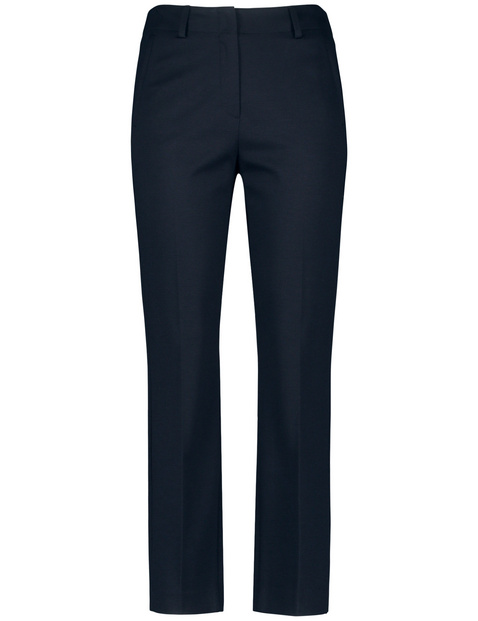 Elegante Stretchhose mit Saumschlitzen