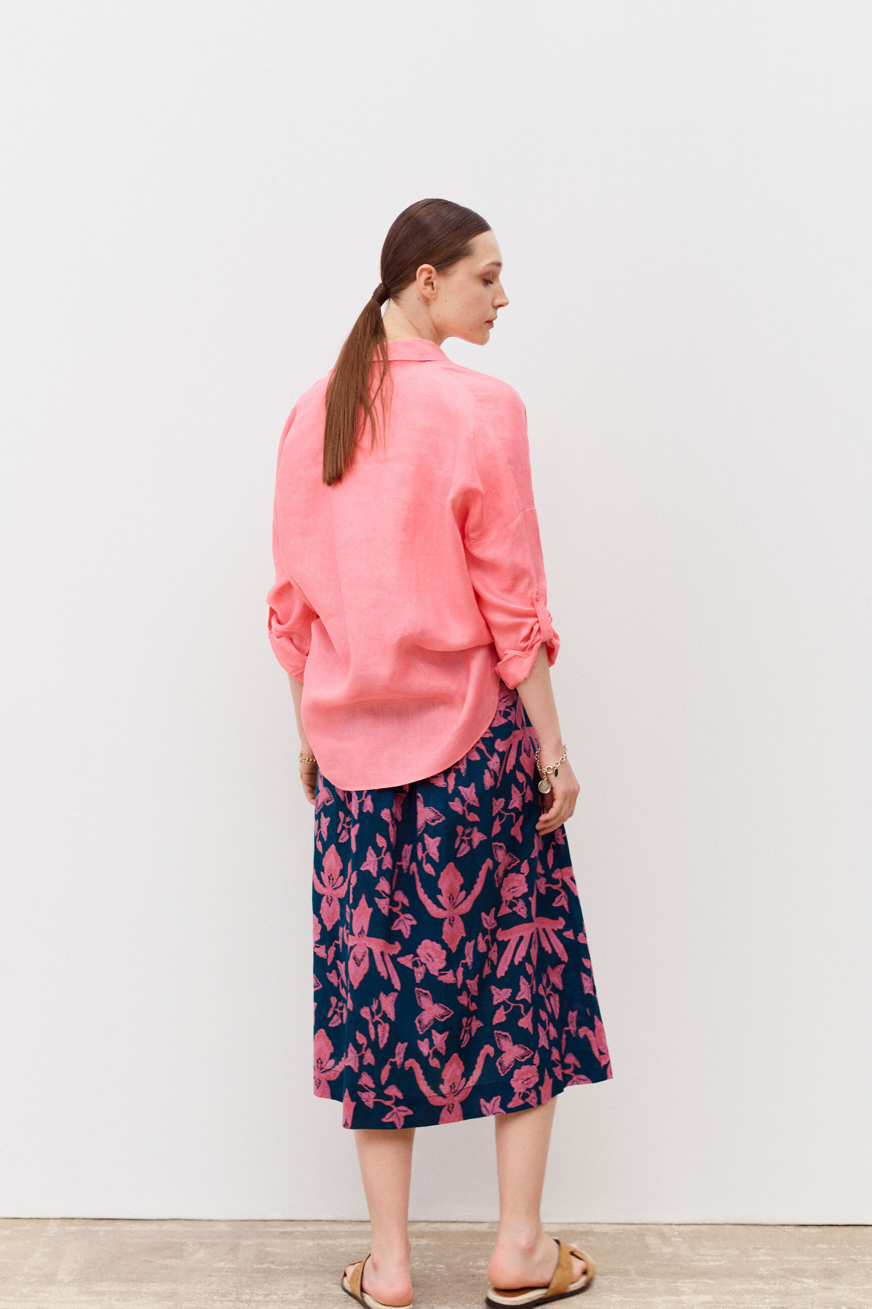 jupe camilia rose femme