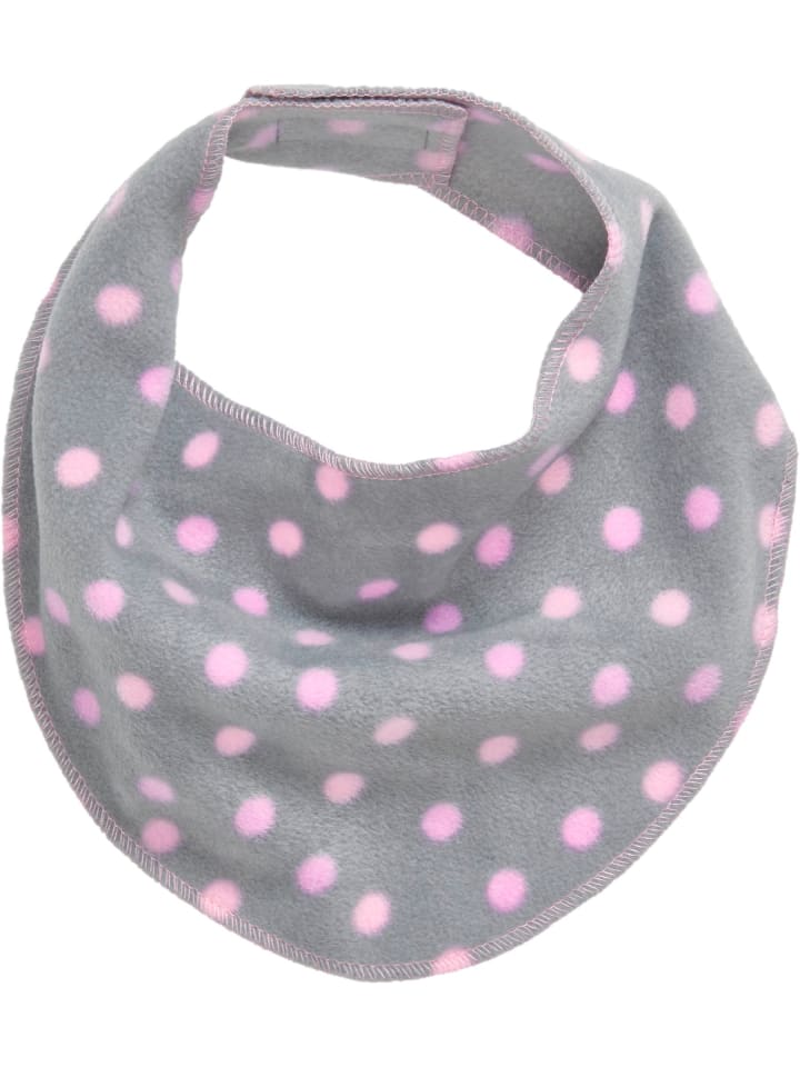 Playshoes Fleece-Dreieckstuch Punkte in Grau günstig kaufen onesize