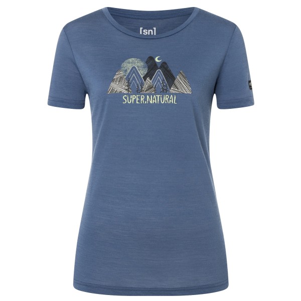 super.natural - Women's Triangle Hill Tee - Merinoshirt
