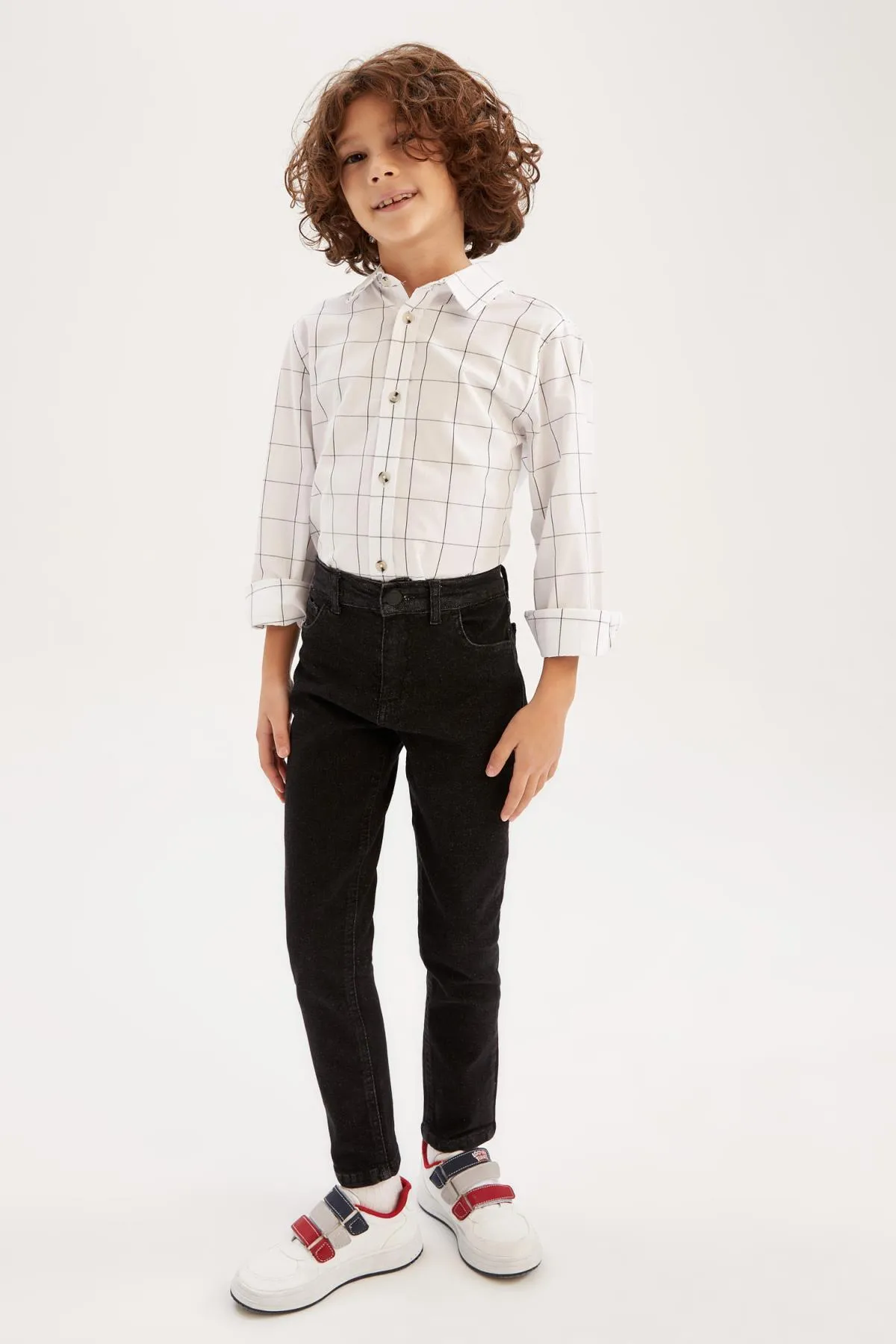 DeFacto  Slim-Fit-Jeanshose für Jungen