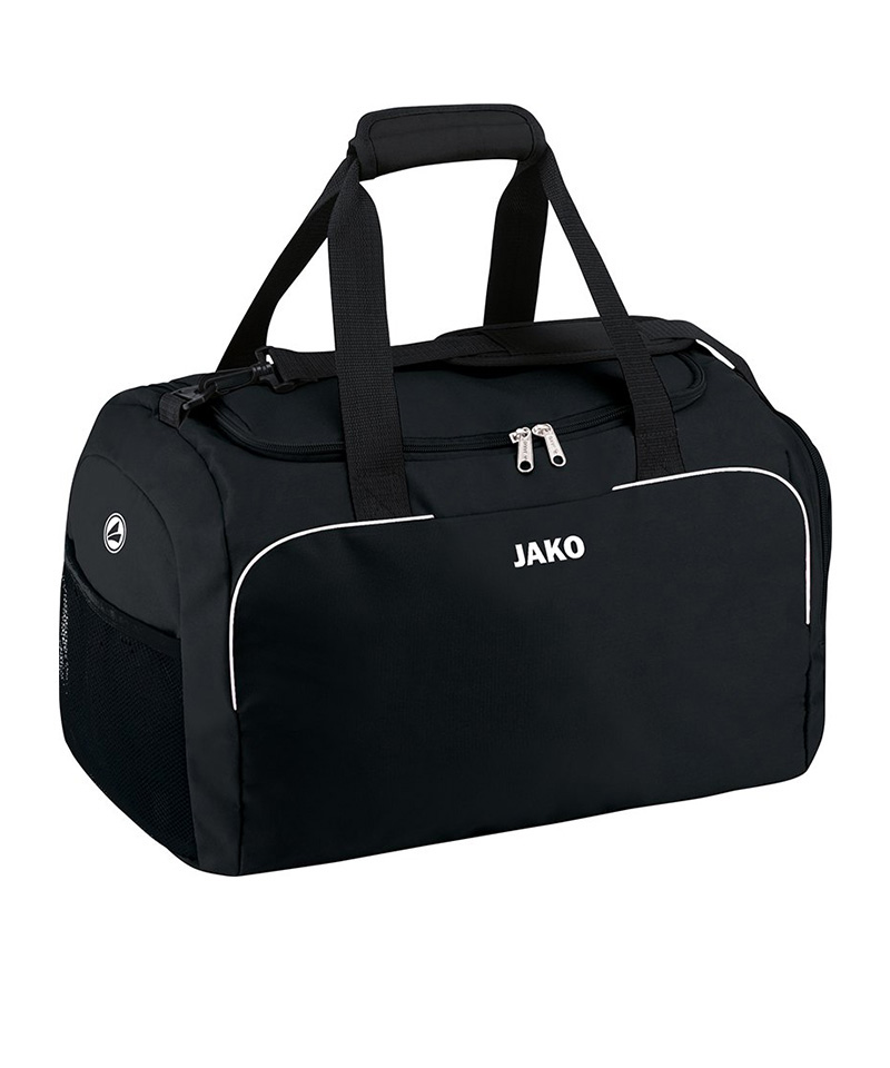Jako Classico Sporttasche Gr. 2 Schwarz Weiss F08