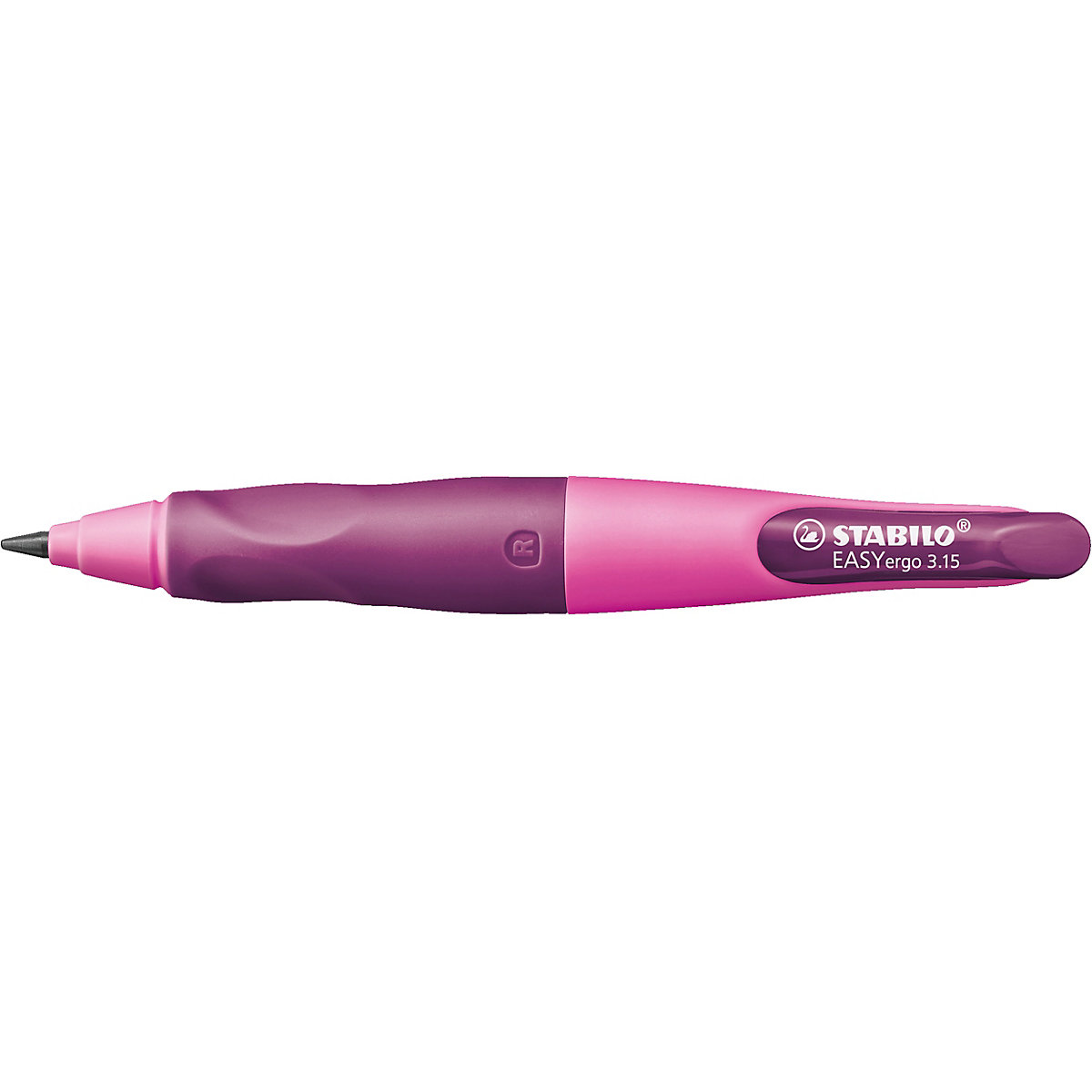 Druckbleistift EASYergo 3.15 mm HB Rechtshänder, pink/lila , inkl. Spitzer