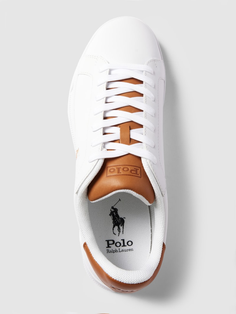 Sneaker aus Leder in weiß