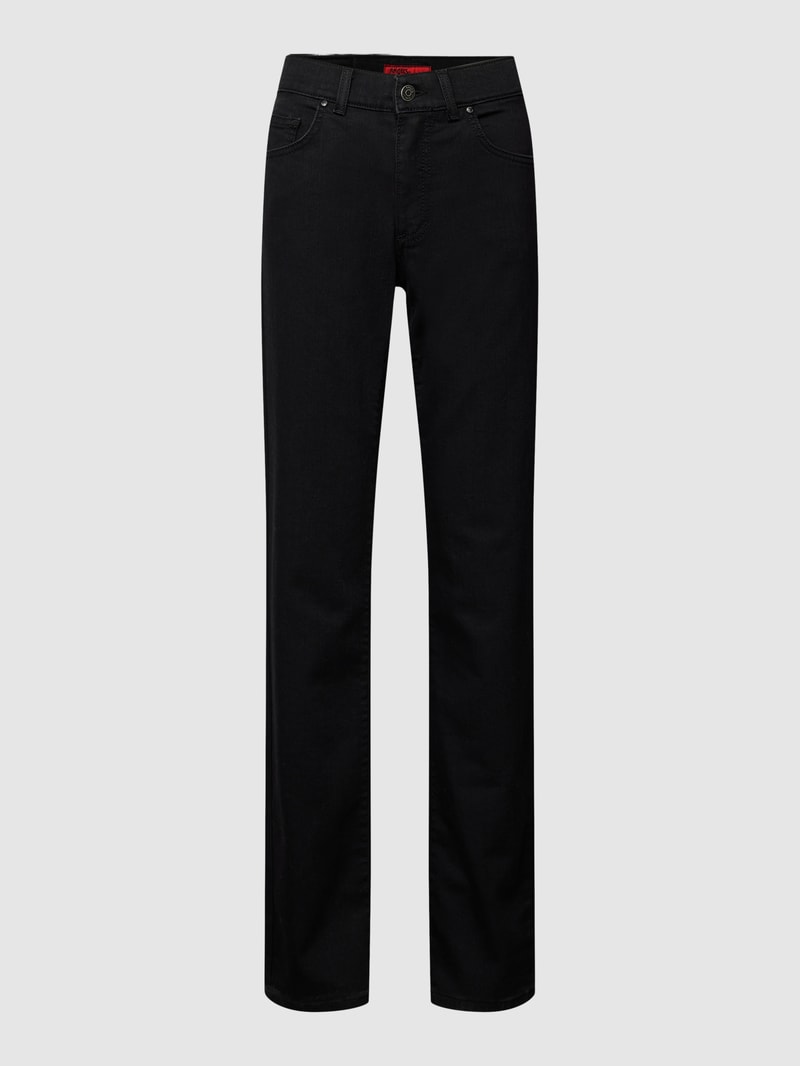 Jeans mit 5-Pocket-Design Modell 'DOLLY' in schwarz