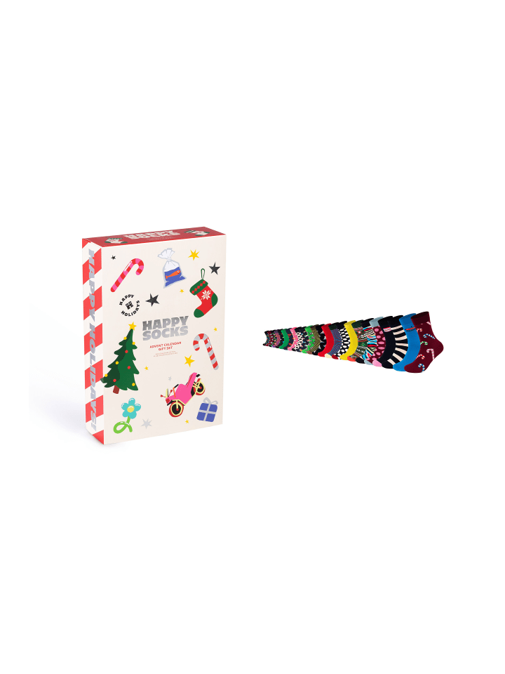 Happy Socks Adventskalender Socken Advent Calendar in Multicolor günstig kaufen