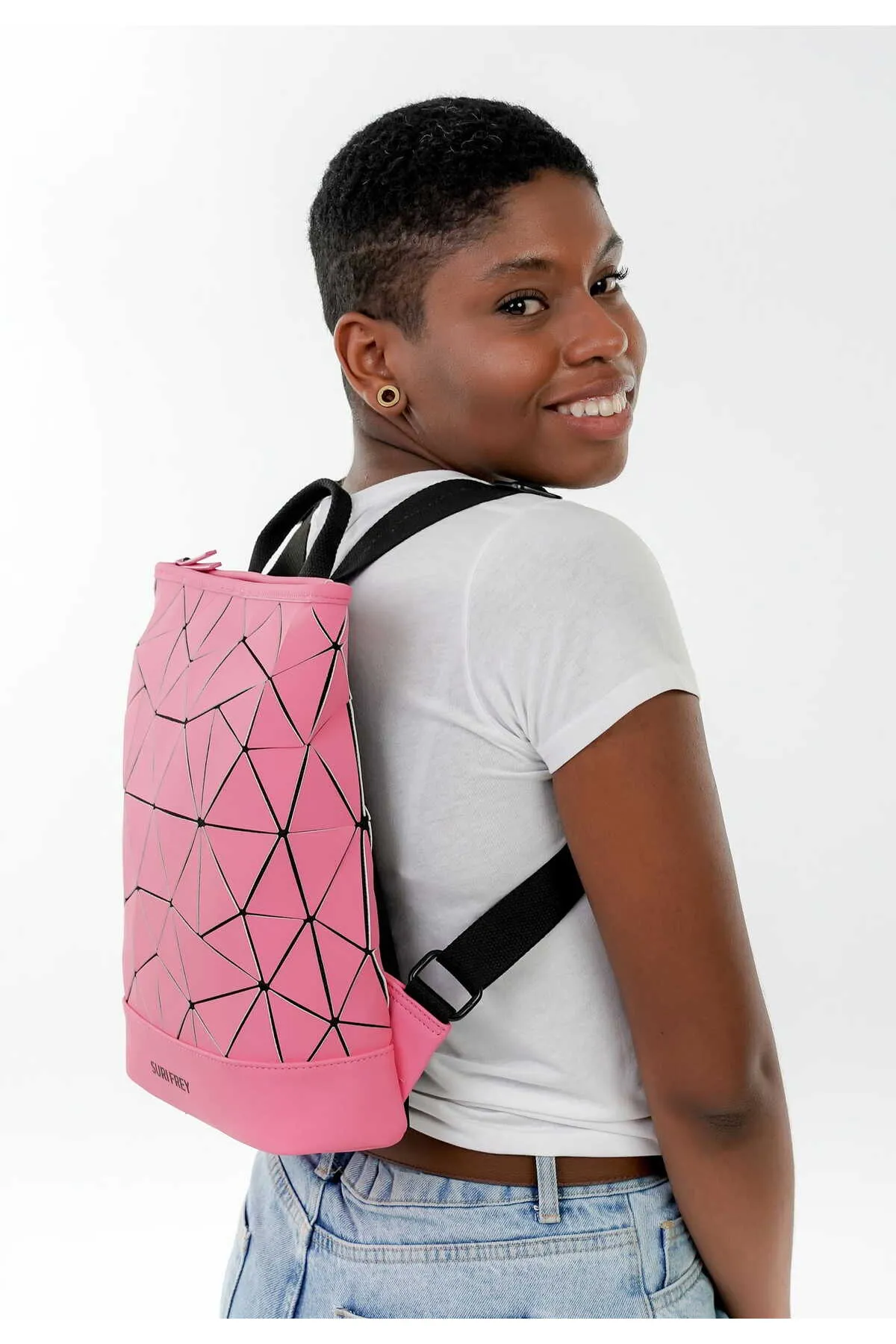SURI FREY  Rucksack - Rosa - Unifarben