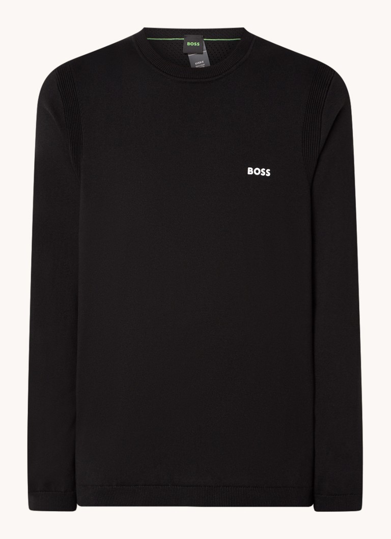 HUGO BOSS Ever-X fine-knit pullover with logo