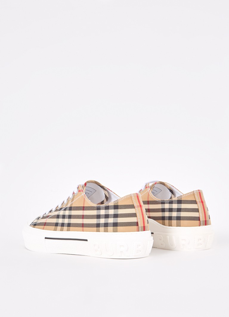 Teniși Burberry cu imprimeu în carouri