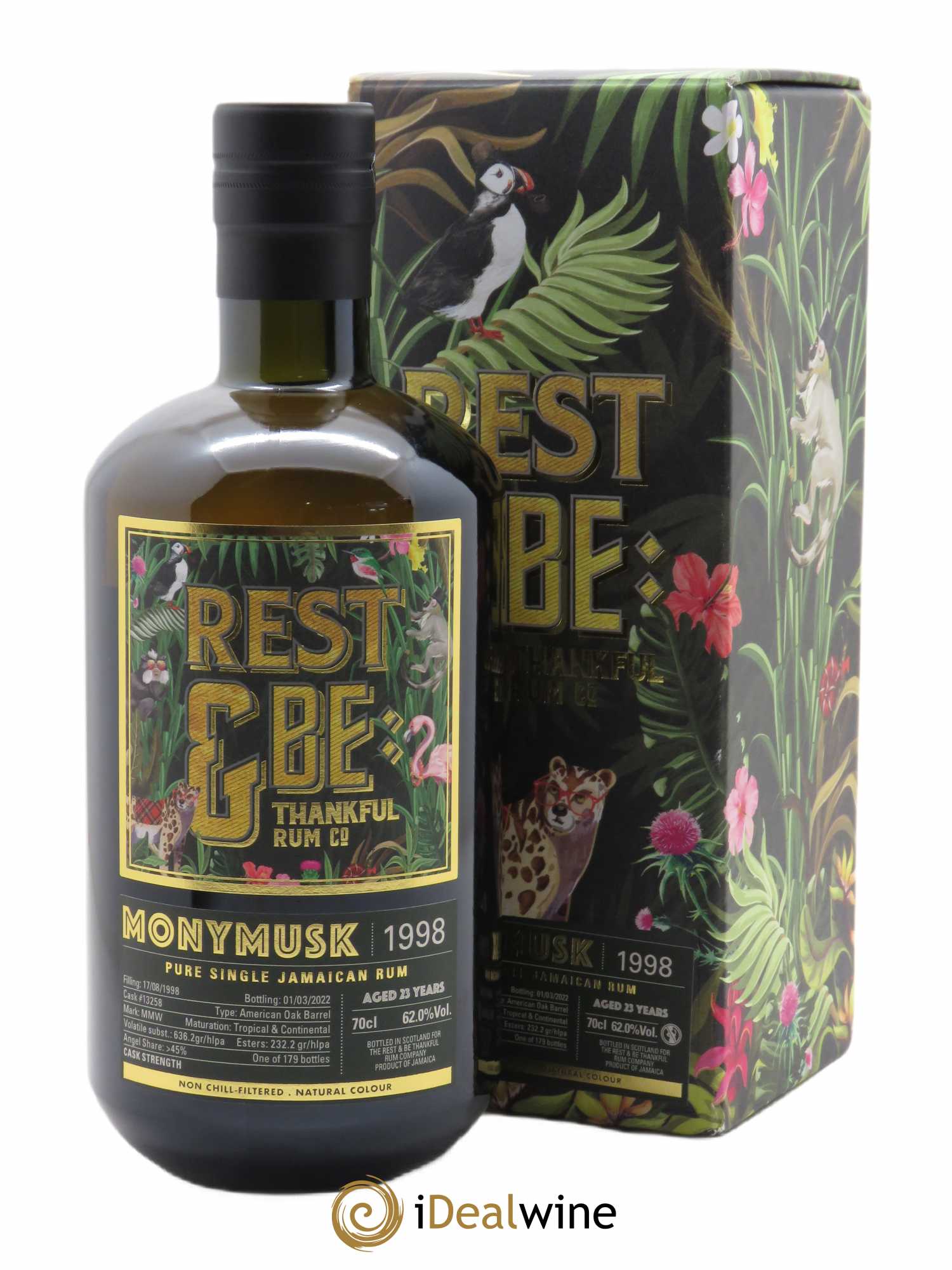 Rum Monymusk MMW Single Cask (70cl) 1998 - Lot de 1 Bouteille