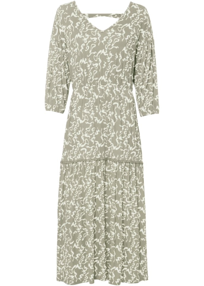 Maxikleid mit Cut-Out