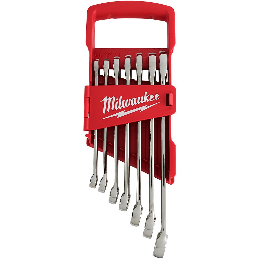 MILWAUKEE 7 Piece Imperial Combination Spanner Set 48229407