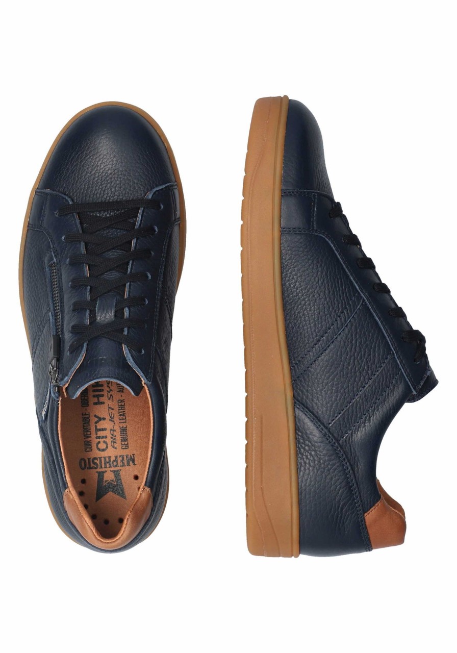 MEPHISTO Freizeit Schnürer blau 1345 6135