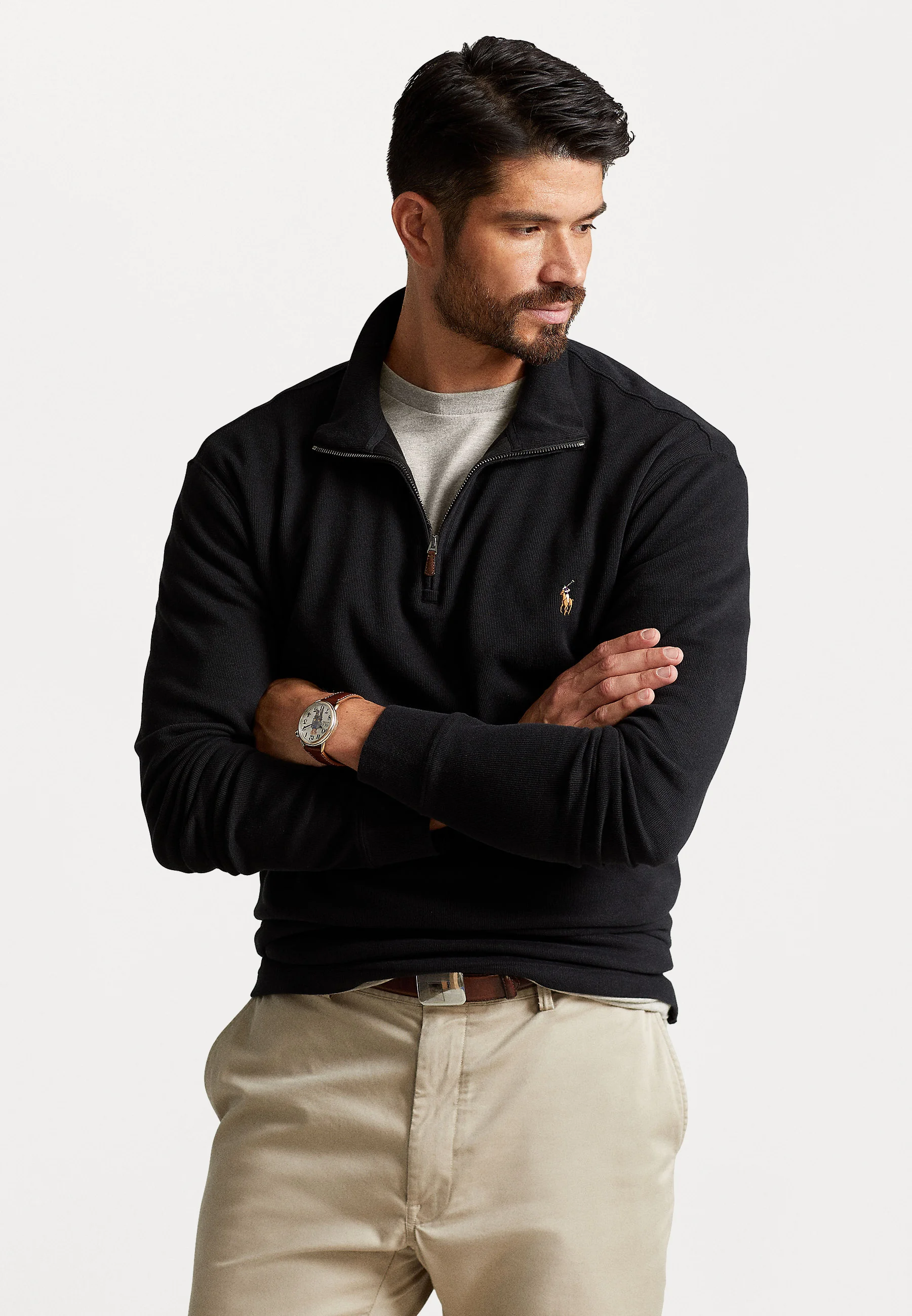 Suéter Polo Ralph Lauren Big & Tall de manga larga