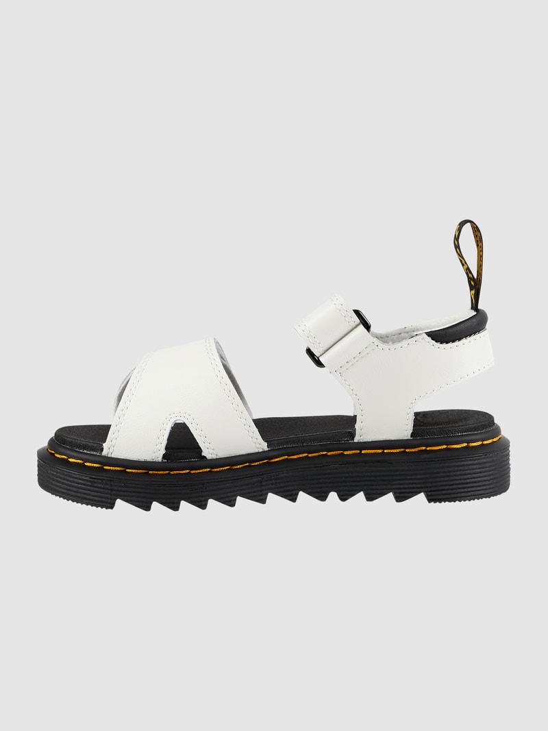 Sandalen aus Leder Modell 'Vossie' in weiß