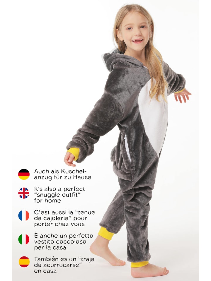Corimori Onesie Kostüm in Schwarz/weiß günstig kaufen