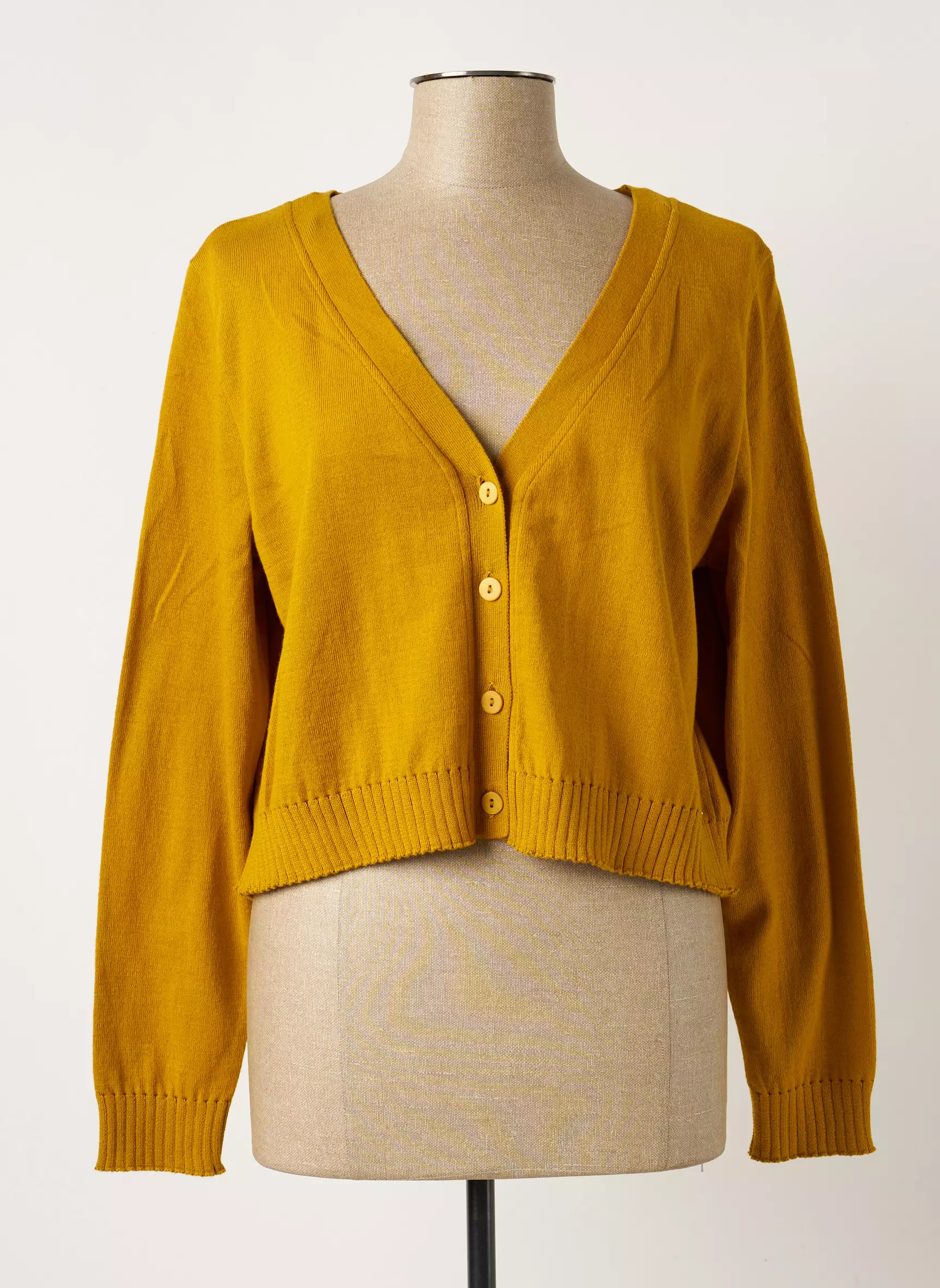 Le Petit Baigneur Cardigans Femme couleur jaune