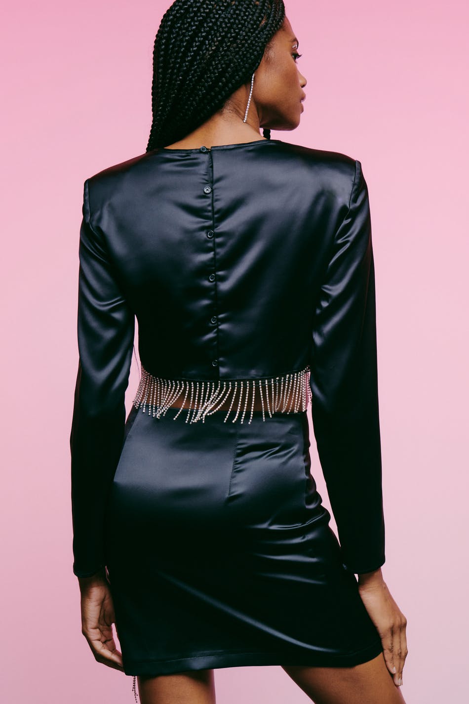 Gemma rhinestone mini skirt